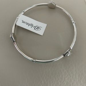 Beautiful Brighton simple silver heart bracelet